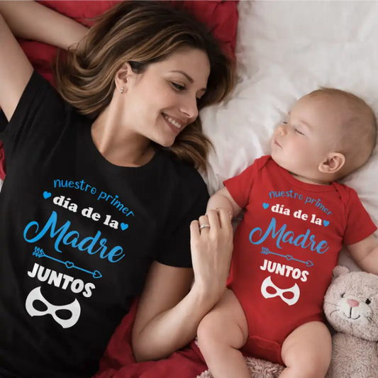 Dúo Mamá e hijos día de la madre