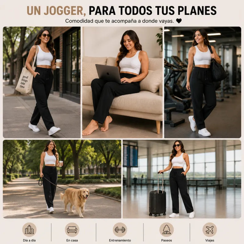Jogger Bota Recta Luna