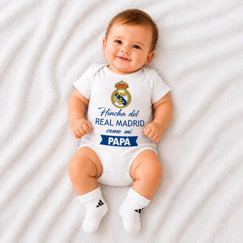 Body Bebé Soy hincha como mi papá
