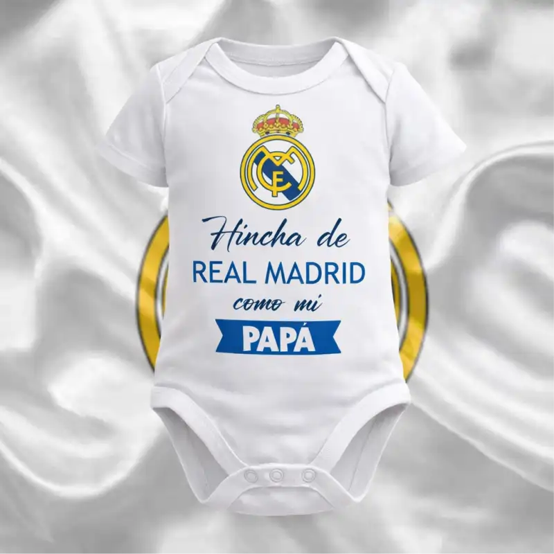 Body Mameluco hinchas de equipos.