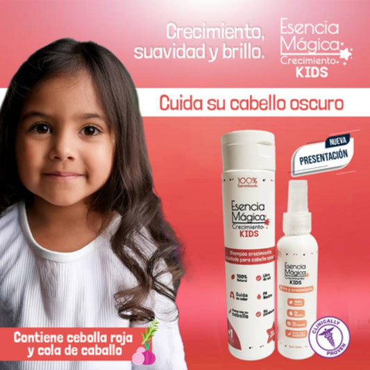 KIT DE CRECIMIENTO Y CUIDADO DE CABELLO KIDS