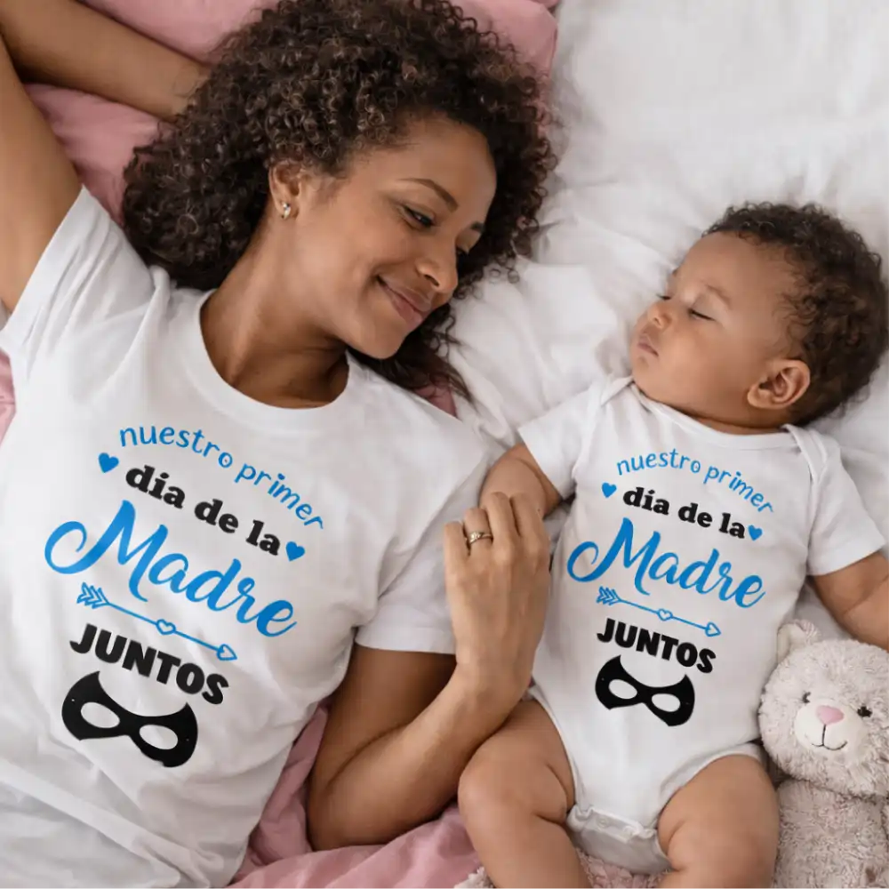 Dúo Mamá e hijos día de la madre