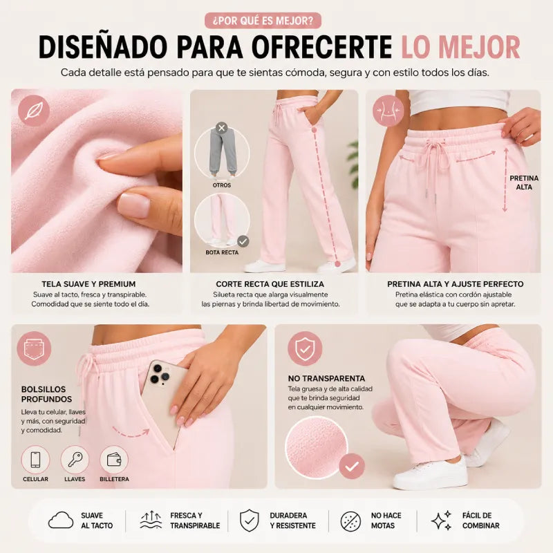Jogger Bota Recta Luna