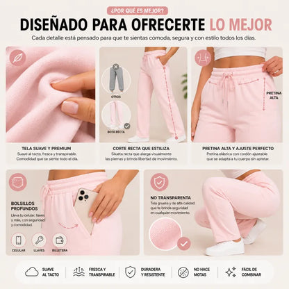 Jogger Bota Recta Luna