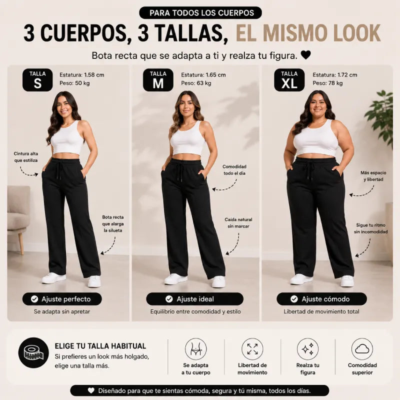 Jogger Bota Recta Luna