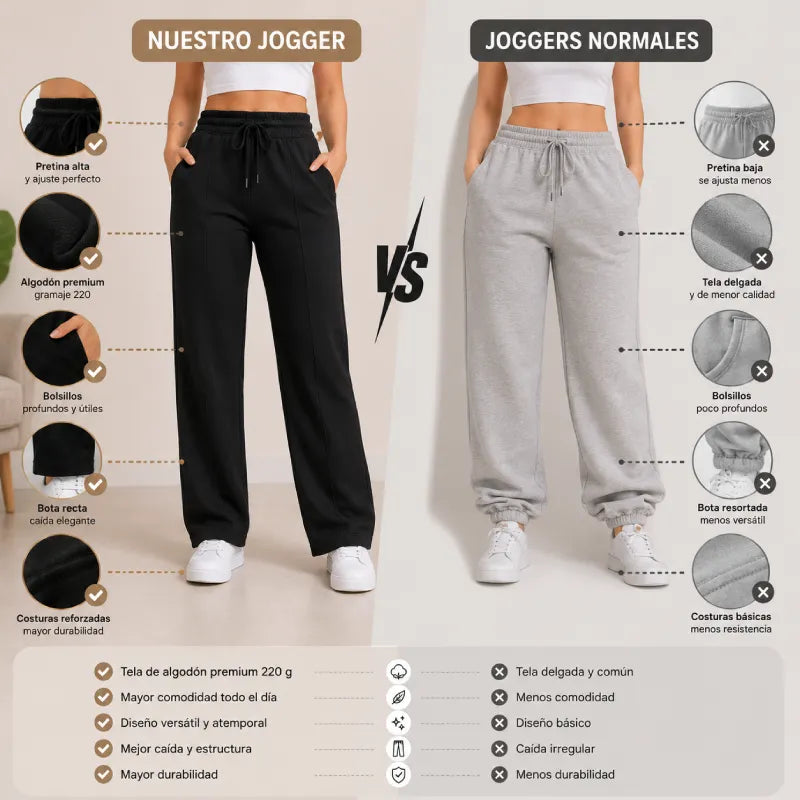 Jogger Bota Recta Luna