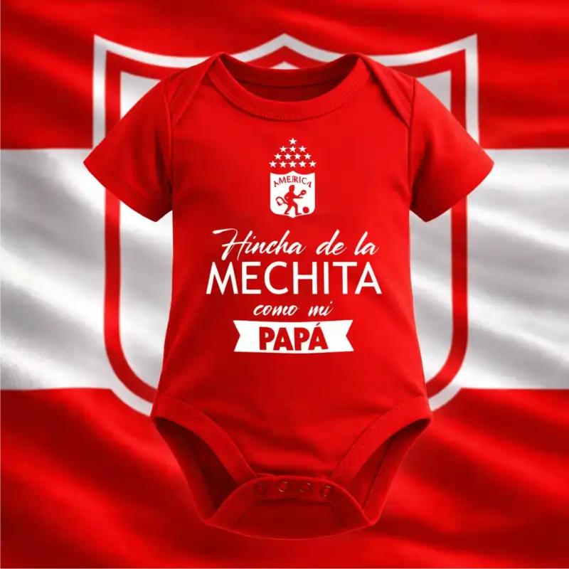 Body Mameluco hinchas de equipos.