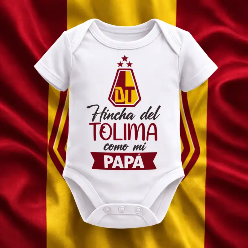 Body Mameluco hinchas de equipos.