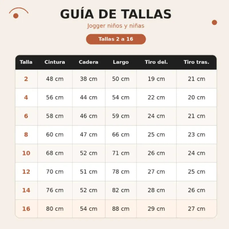 Jogger para niños y niñas