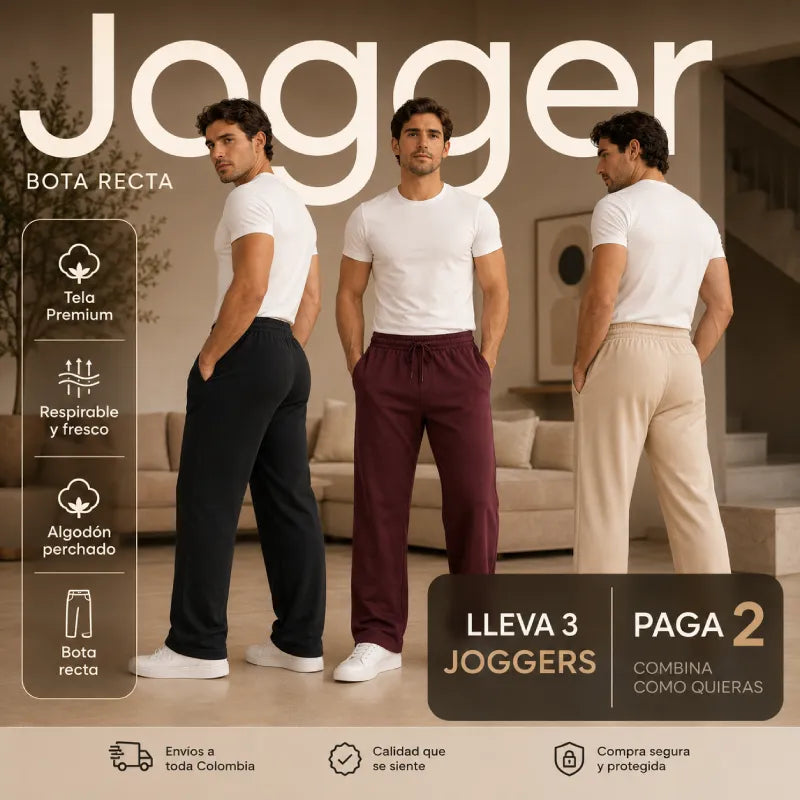 Jogger Bota Recta Luna | HOMBRE