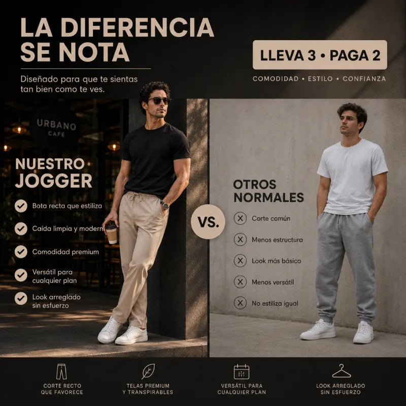 Jogger Bota Recta Luna | HOMBRE
