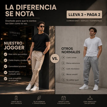Jogger Bota Recta Luna | HOMBRE