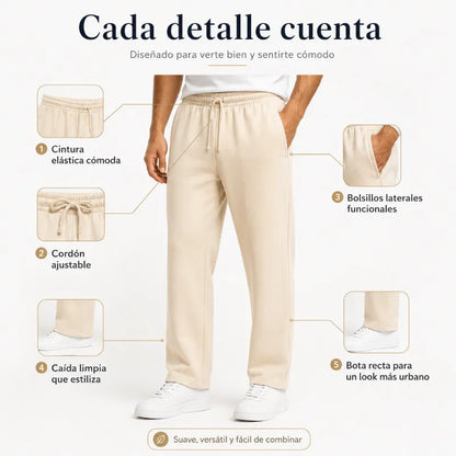 Jogger Bota Recta Luna | HOMBRE
