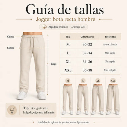 Jogger Bota Recta Luna | HOMBRE