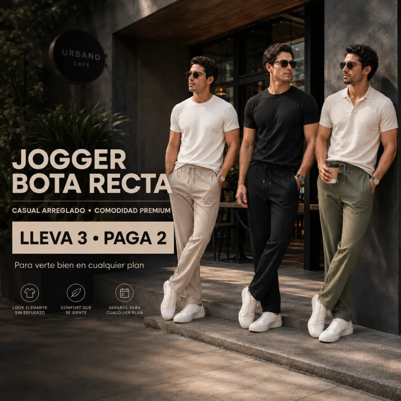 Jogger Bota Recta Luna | HOMBRE