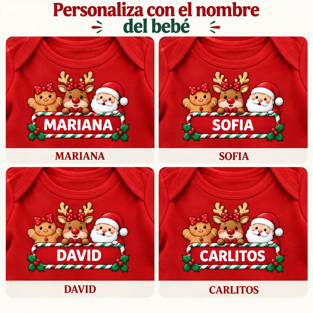 Body personalizado Navidad